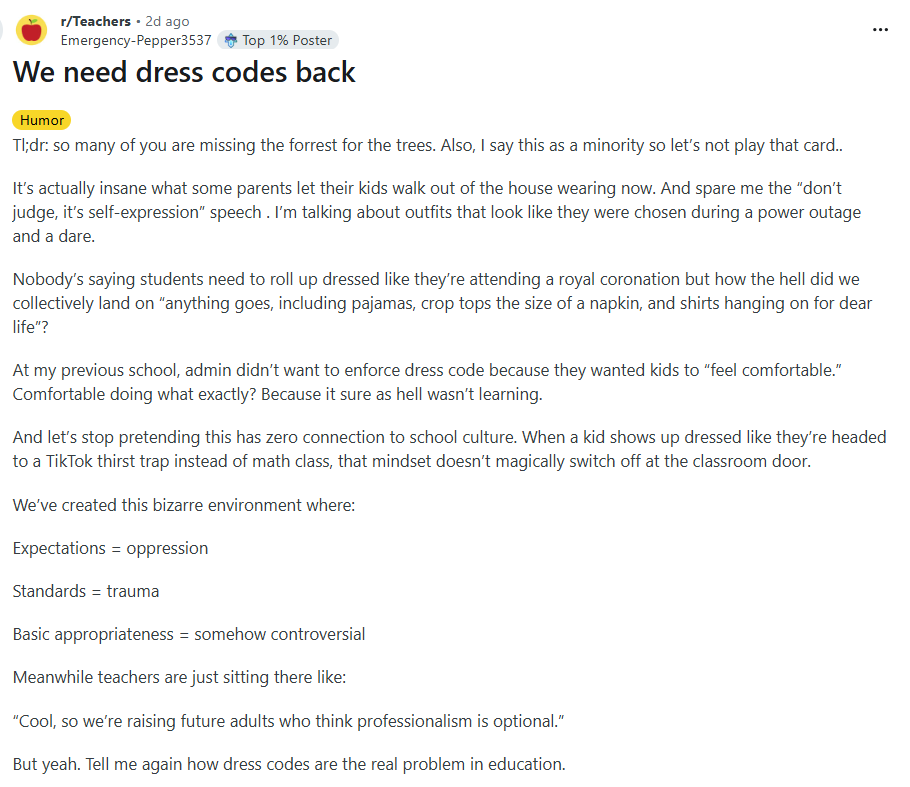 Daniel Buck, “Youngest Old Man in Ed Reform” tweet media