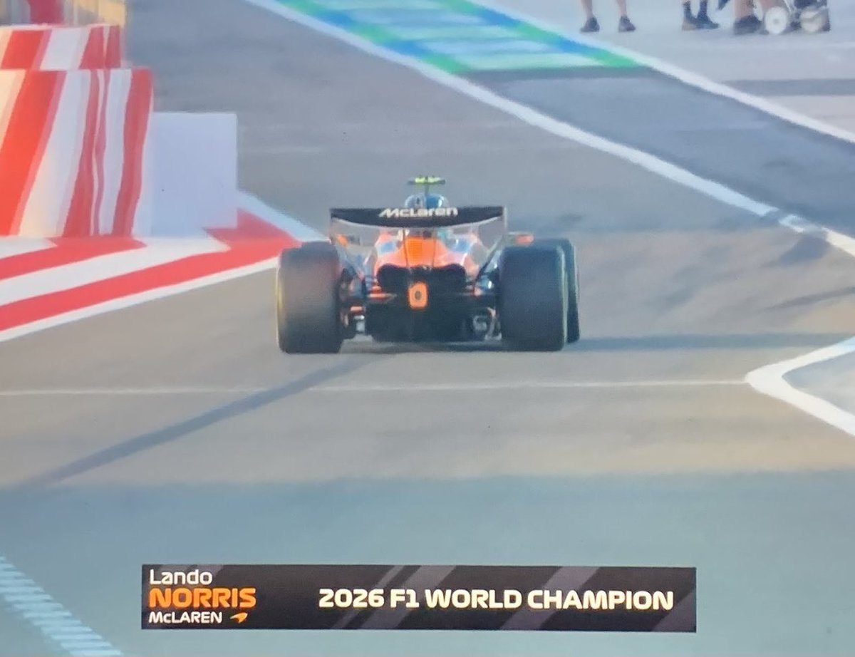 KaraageRacing's tweet photo. 【ネタバレ】
2026年のF1世界選手権
チャンピオンはランド・ノリス
#f1jp https://t.co/rNe142dVYN