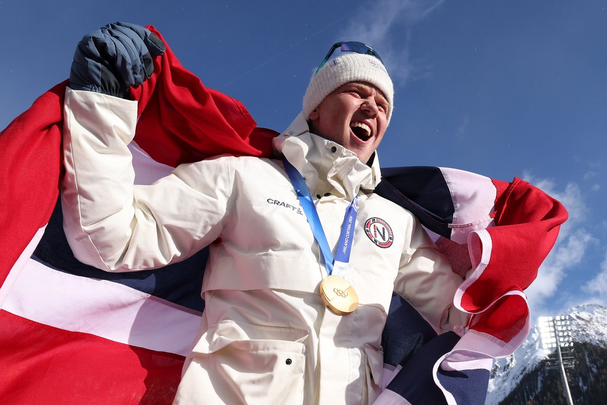 🇳🇴 NORWEGIAN GOLD!

🥇 SEVENTEENTH gold medal for Norway thanks to the victory of Johannes Dale-Skjevdal in the Men’s 15km Mass Start biathlon!!

#MilanoCortina2026 #Olympics #Biathlon