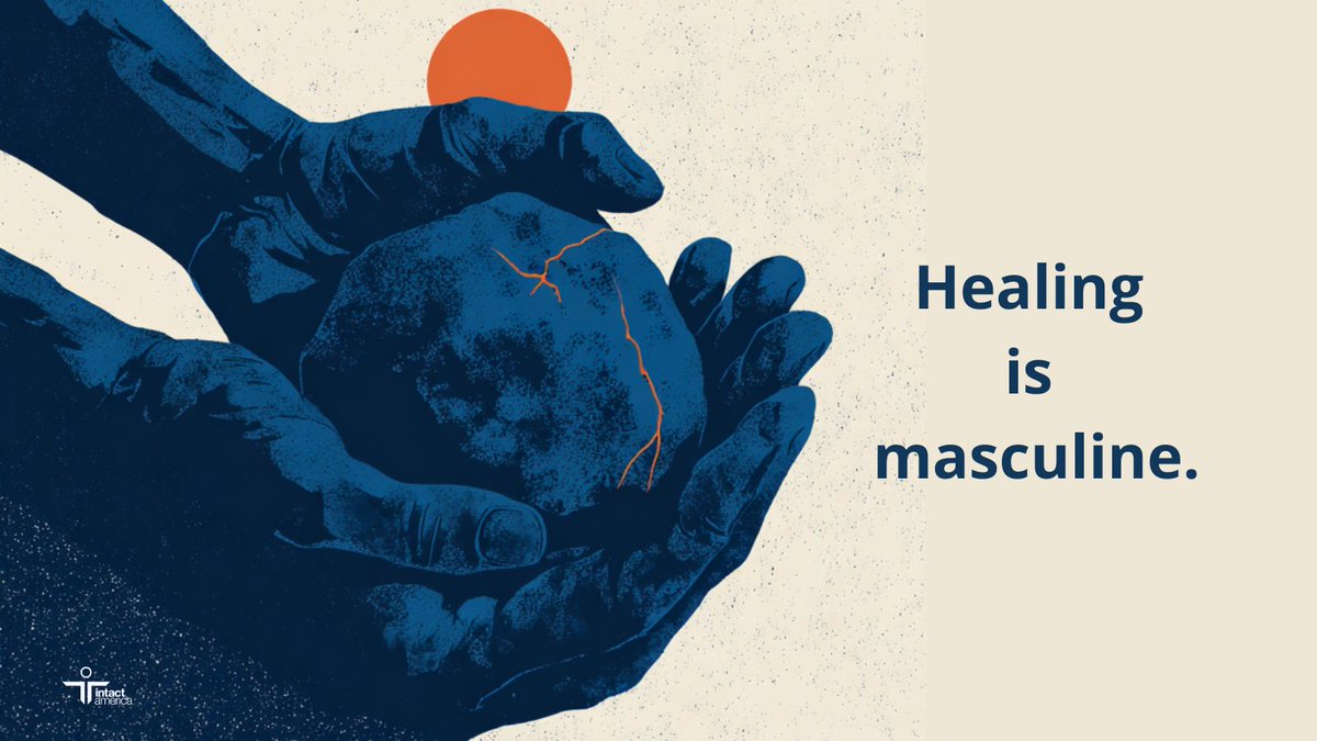 intactamerica's tweet image. Men are taught to tough it out. Healing says the opposite. Talking, grieving, unpacking, and rebuilding comfort in your body is strength, not weakness.

Learn more: intactamerica.org

#IntactAmerica #MensMentalHealth #Healing #MensHealth #SupportMatters #EndTheSilence