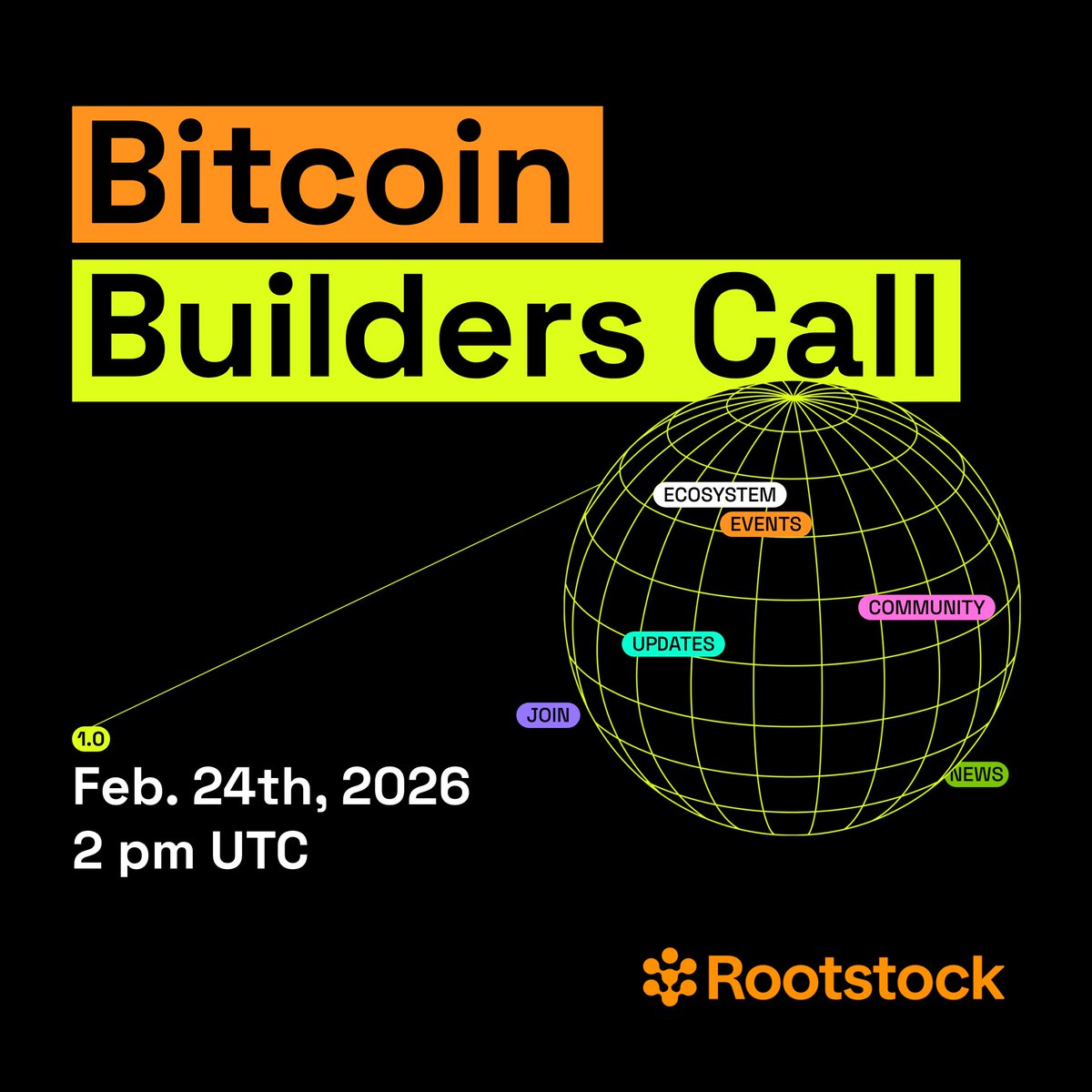 rootstock_io's tweet photo. Tune in next Tuesday the 24th.

@devvmichael breaks down zero-knowledge proofs on Rootstock with Noir and,
@Swarnasn29 covers integrating x402 payments with Rootstock.

Isidro Vega Bresciano (RootstockLabs Tech Lead DevX) walks through the new Explorer v3.5.

Links in comments👇 https://t.co/FN6mz7uqrQ