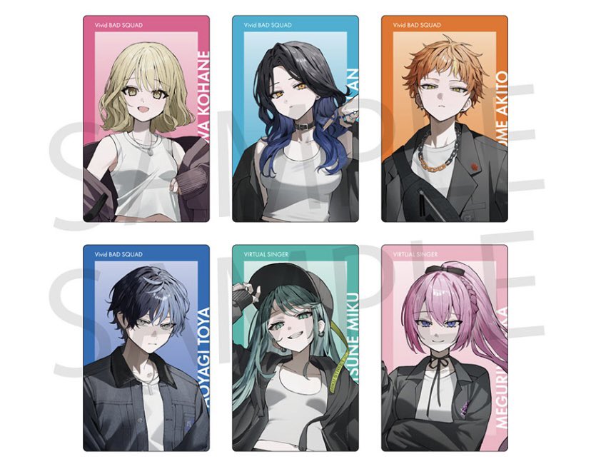 𓆸 .プロジェクトセカイ プロセカ ePick card series イラストレーター