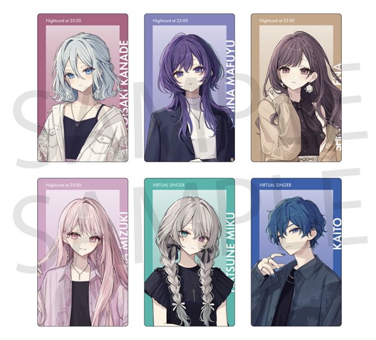 𓆸 .プロジェクトセカイ プロセカ ePick card series イラストレーター
