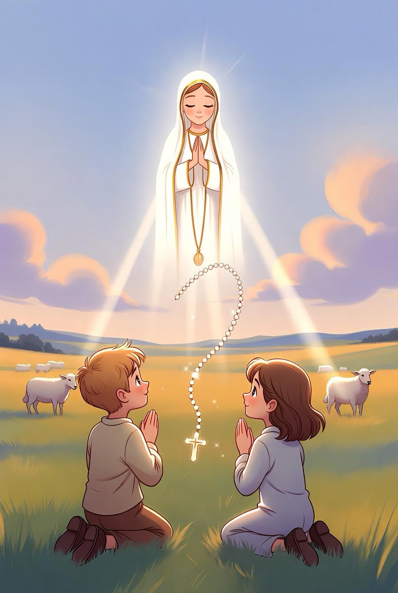 JaySiri2025's tweet photo. 🌹 On this Feb 20, meet the youngest saints canonized: Francisco &amp; Jacinta Marto!  

Just kids herding sheep, they saw Heaven's Queen, offered everything for sinners, and showed the world: holiness has no age limit.  

Prayer + sacrifice = unstoppable love for God.  
#CatholicX https://t.co/HDpqCY28ZL