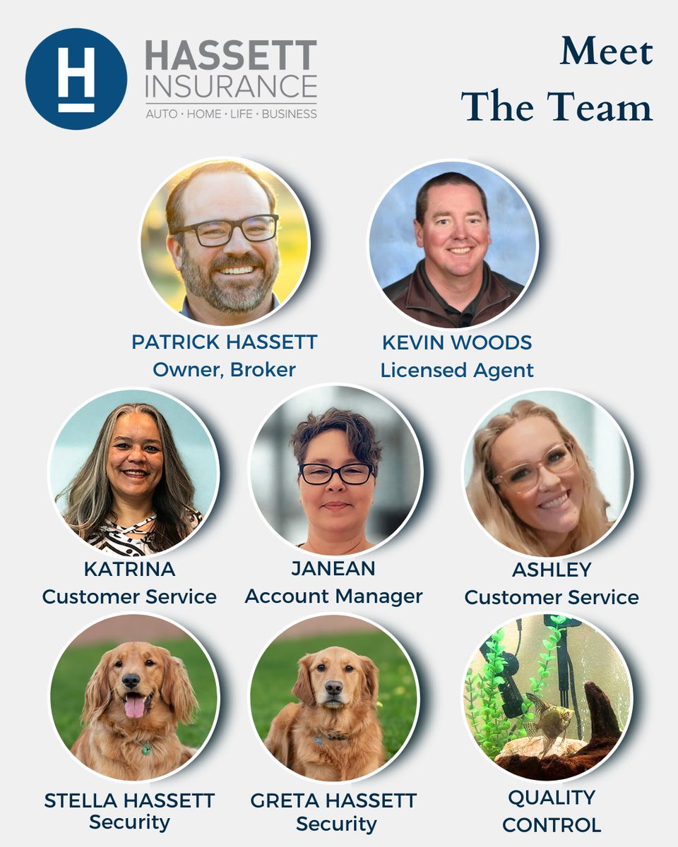 HassettIns's tweet image. Re-introducing our team over at Hassett Insurance. 👋 We're like family here, and our private agents can't wait to find the best policy for you. Let's get in contact today!

#HassettInsurance #ArizonaInsurance #PhoenixArizona #HomeInsurance #AutoInsurance #GetInsured