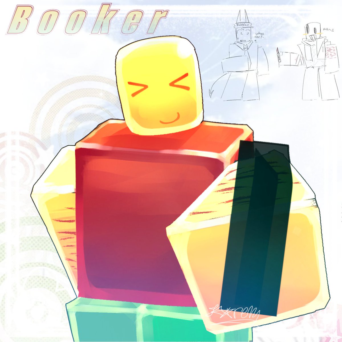 JShimona18489's tweet image. OK :D 
#drawnout #booker #fanart