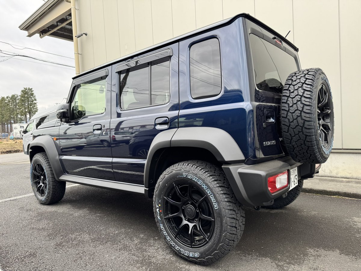 ジムニーノマド納車！ 早速、レインボーオートさんオリジナルの17