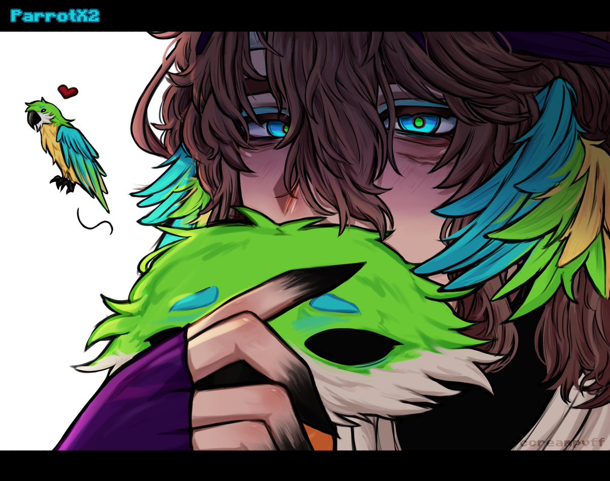 The Biggest Bird. (1/2)
.
#UnstableUniverse #Parrotx2fanart