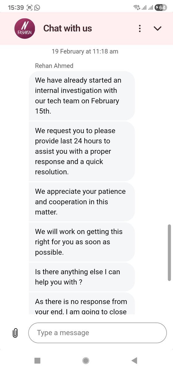 AkarshPatra's tweet photo. @nykaafashion @MyNykaa Everytime call customer care they say give us last 24 hrs for resolution and this is going since last 4 days and 24 hrs has not ended. Fraud level has gone very high. https://t.co/VQcwygUVGG