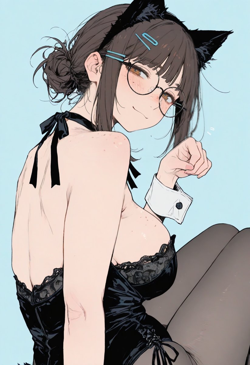 連休前なので猫コスプレで大サービスしてくれた様です