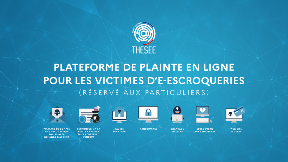 PoliceNat78's tweet photo. #Thésée | Vous êtes victime d’une escroquerie sur Internet ? Simplifiez vos démarches et réduisez votre temps d'attente en commissariat.
➡️ #THESEE vous permet de déposer plainte directement en ligne : https://t.co/7TY66nLONX https://t.co/KEPxMpTkML