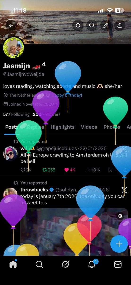 Jasmijnvdweijde's tweet photo. It’s me birthday https://t.co/mVbMT9U2Yn