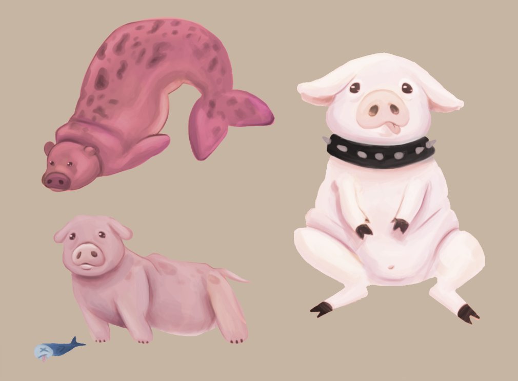 ¿Y si los cerditos tuviesen que vivir en el mar?