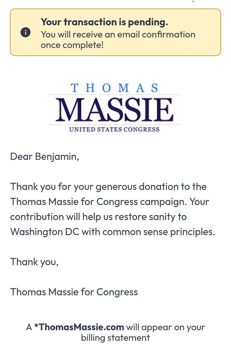 benroddey's tweet photo. @MassieforKY Keep fighting the good fight! 

*not even my district https://t.co/KB6SG41gQh