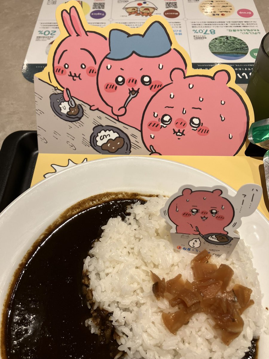 bacchiiburio's tweet photo. 松屋に行ってコラボメニューをいただきました https://t.co/n7kGWfDibL
