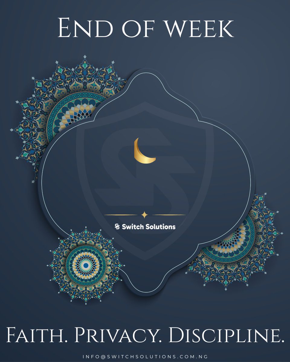 switchsolution_'s tweet photo. Ramadan builds self-control.

Self-control means:

• Think before you click
• Verify before you share
• Protect what matters

Your data is an amanah (trust).
Guard it like you guard your fast. 
🌙🔐
#Ramadan #Privacy #CyberAwareness https://t.co/Mp2lmcfA5t