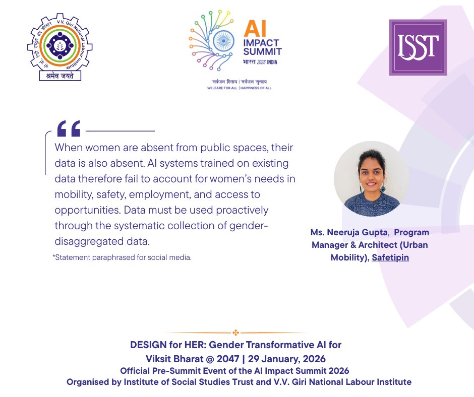 Institute Of Social Studies Trust (ISST) tweet media