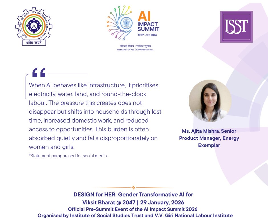 Institute Of Social Studies Trust (ISST) tweet media