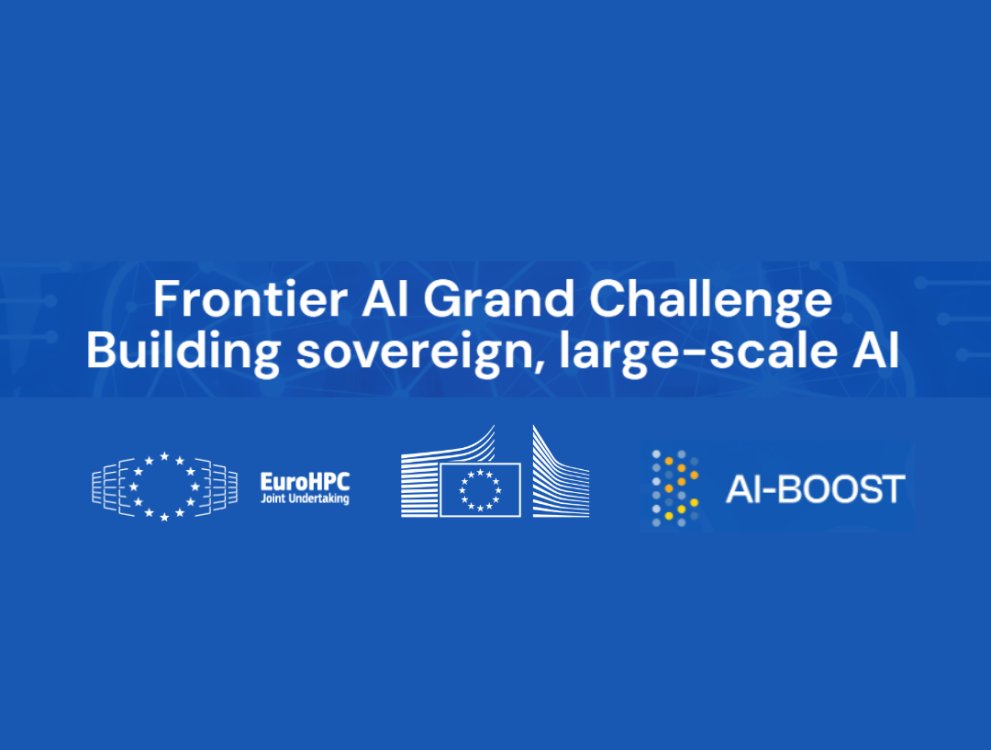 Participa en el Frontier AI Grand Challenge de <a href="/EU_Commission/">European Commission</a> y <a href="/EuroHPC_JU/">EuroHPC Joint Undertaking</a>  

🎯Reforzar la posición de la UE en la competencia mundial de IA y fomentar un ecosistema de IA dinámico, fiable y humanista
🏆Potencia de cómputo durante 1 año

🗓️hasta el 13/04
aiboost-project.eu/frontier-ai-gr…