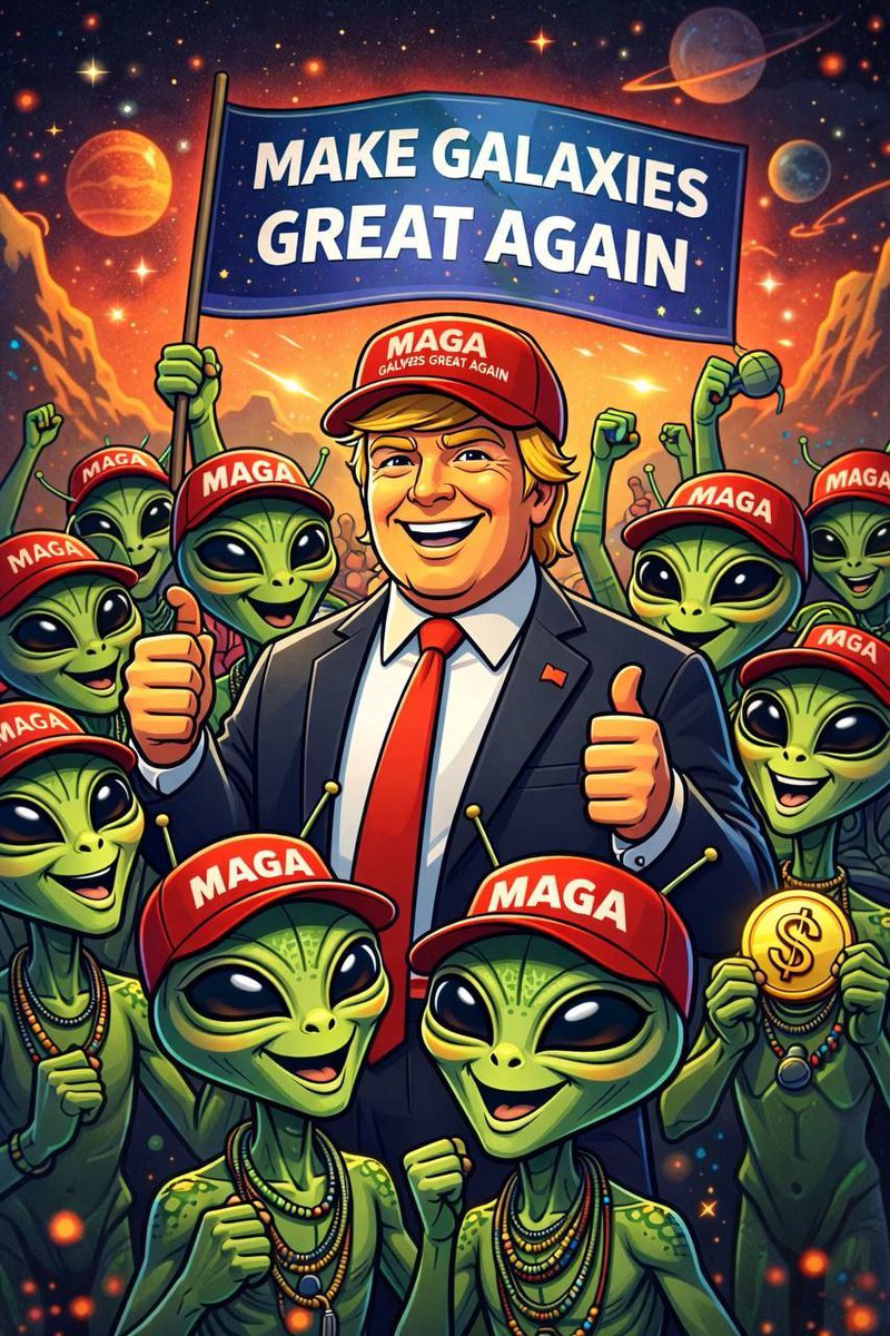 Alchemist042's tweet image. $MAGA is making waves. New launch, and I'm already hooked
Make Aliens Great Again

Hon2rHAiqkcDtUzL5gA2vjXPr7T1MPCK2UT2AHKCpump