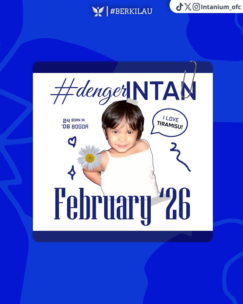 [ #dengerINTAN ]

Our new playlist has officially dropped! Start listening at the link below. 🎧✨

🔗 open.spotify.com/playlist/7FPaQ…

#BERKILAU