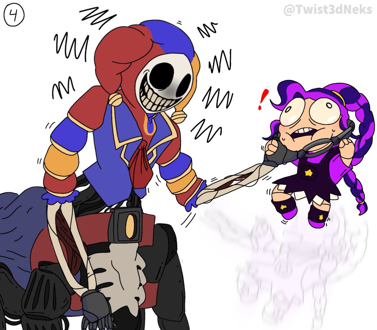 She just wanted to see if he was ticklish, he ain't gotta overreact 😭
#PoppyPlaytimeChapter5 #lilylovebraids #prototype1006