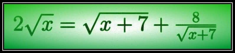 Solve for x
