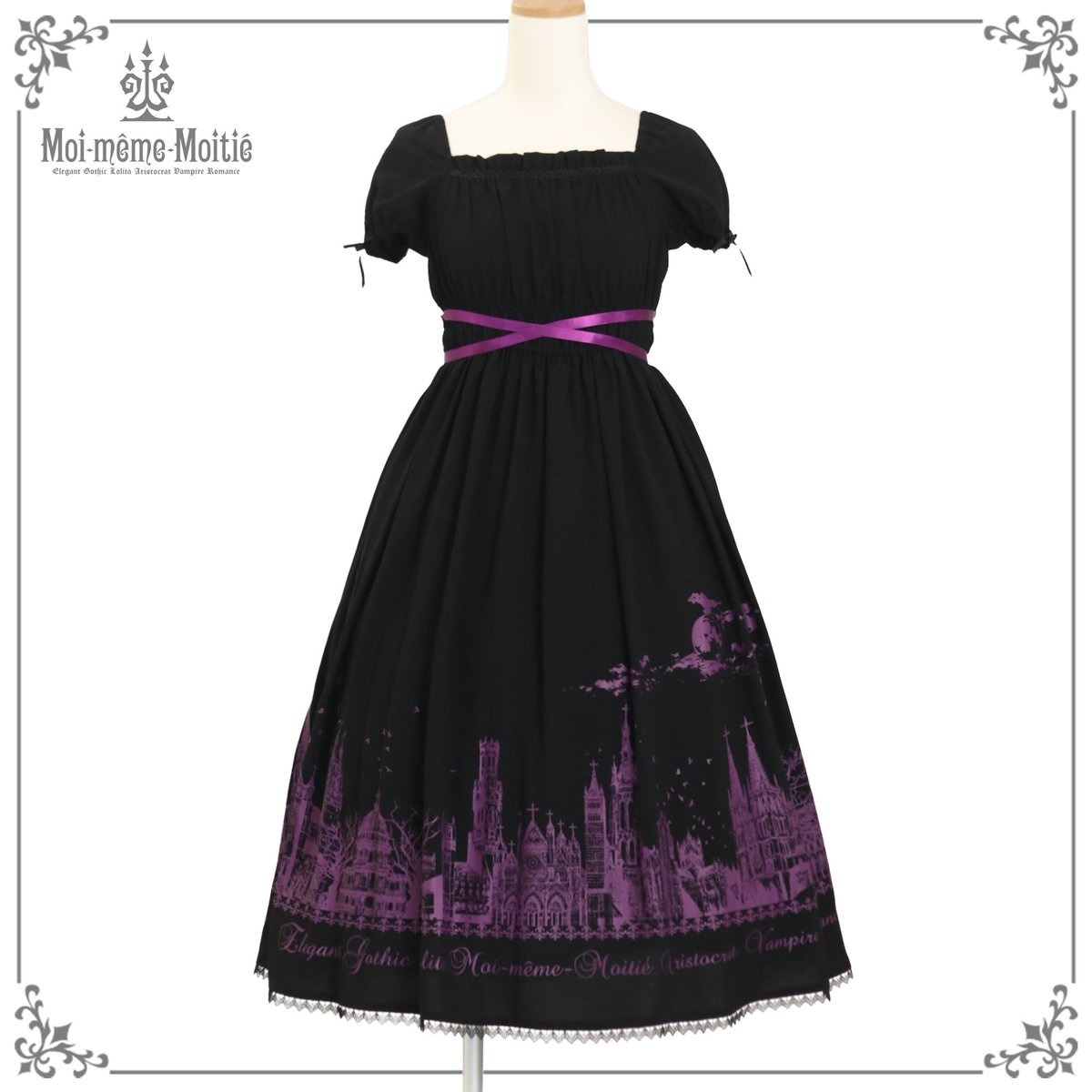 Moi-meme-Moitie】 ⁡ サイレントムーンワンピース(ミディアム丈