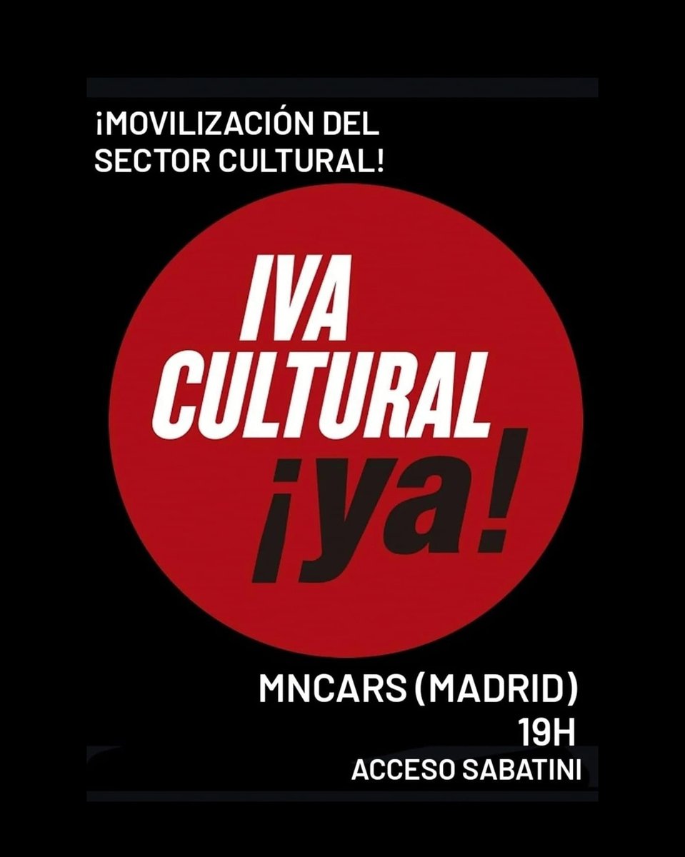 GaleriaEB's tweet photo. La asociación nacional de galerías de arte contemporáneo convoca una nueva protesta al día 20 de febrero para reclamar un IVA cultural competitivo con el resto de países de nuestro entorno. https://t.co/l5fxj6MW5C