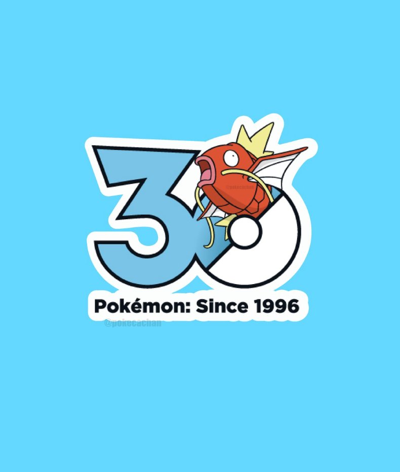 ポケモン30周年ロゴ（アニポケVer.）が初公開！ コイキングだけでは