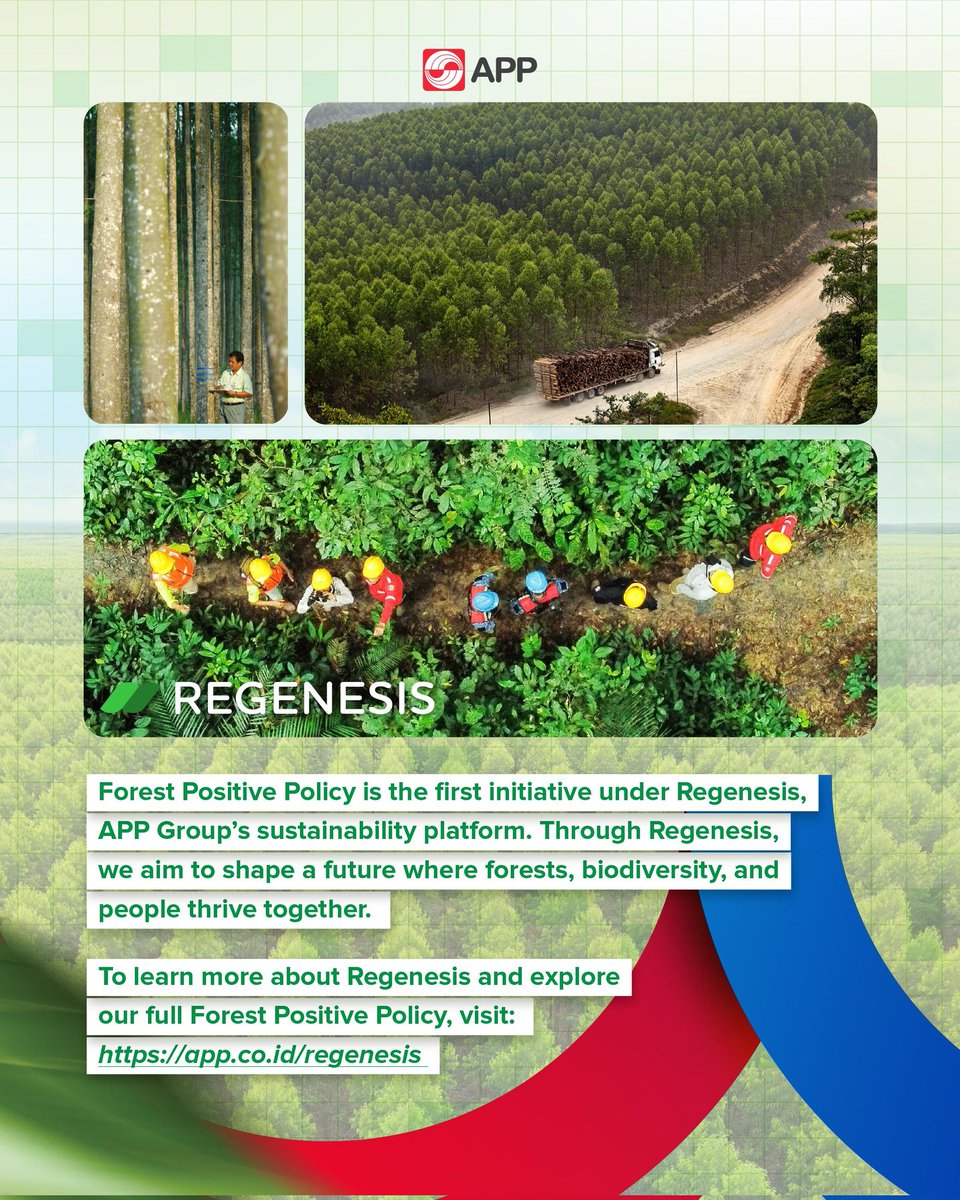 Sustainability is a journey. 

Through our Forest Positive Policy, we move beyond “zero harm” driving large-scale conservation, protecting biodiversity and human rights, and delivering measurable impact. 

🌱 Learn more:
 app.co.id/regenesis 

#Regenesis #Sustainability