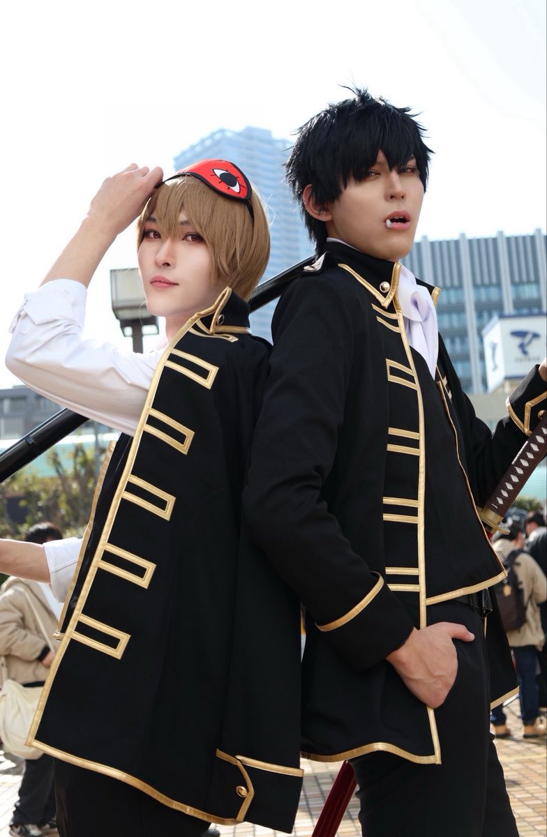 cosplay/銀魂

沖田総悟/土方十四郎

　　「副長ォ、動かないでくださいよ。
　　　　あんたの背中、盾として優秀なんで。」

#アコスタ池袋