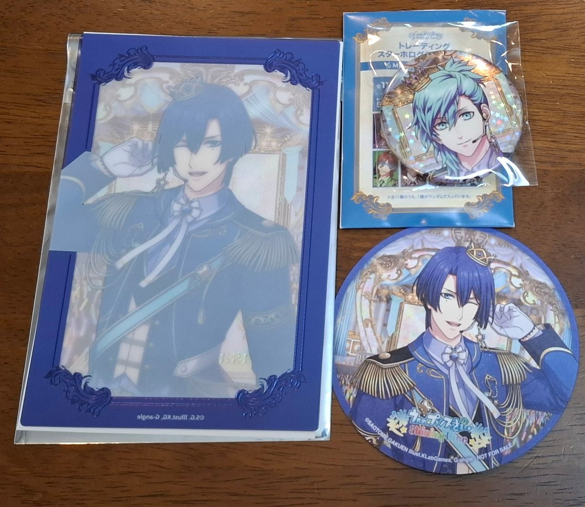 交換】うたプリ ブロメイト 缶バッジ クリアカード 購入特典