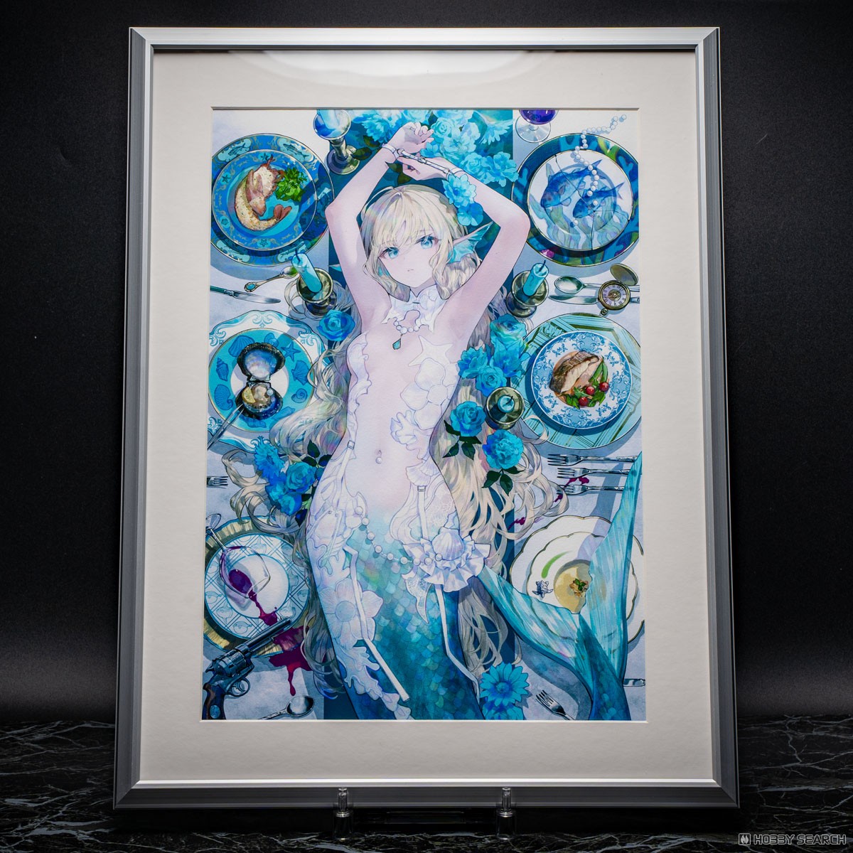 こちらのイラストの複製原画・オーロラアートがホビーサーチ様にてご