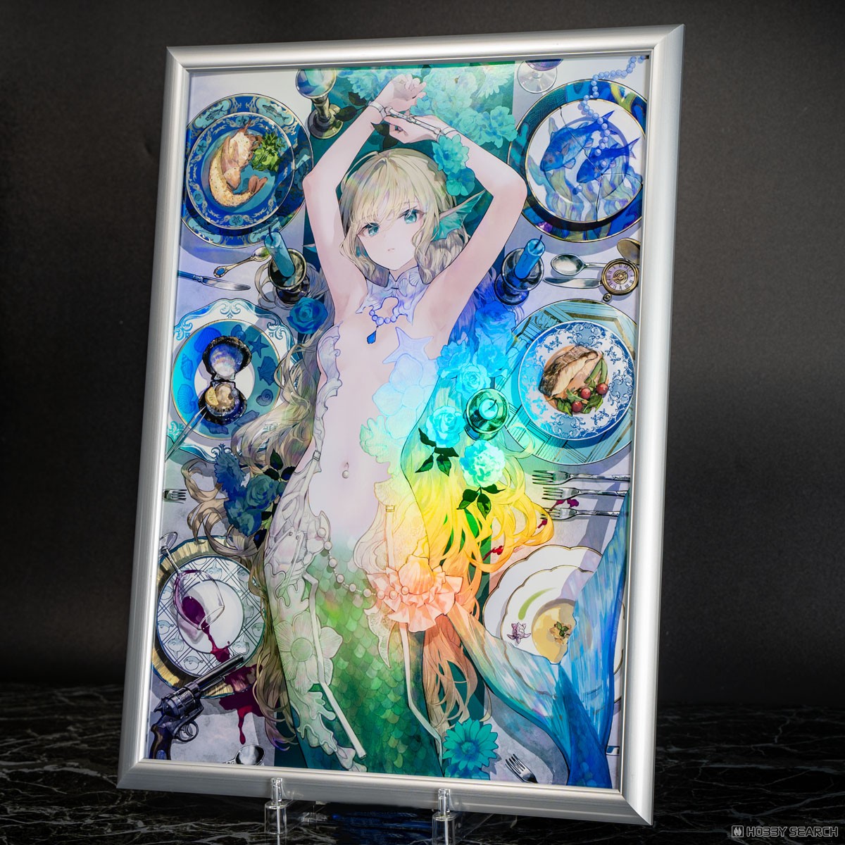 こちらのイラストの複製原画・オーロラアートがホビーサーチ様にてご