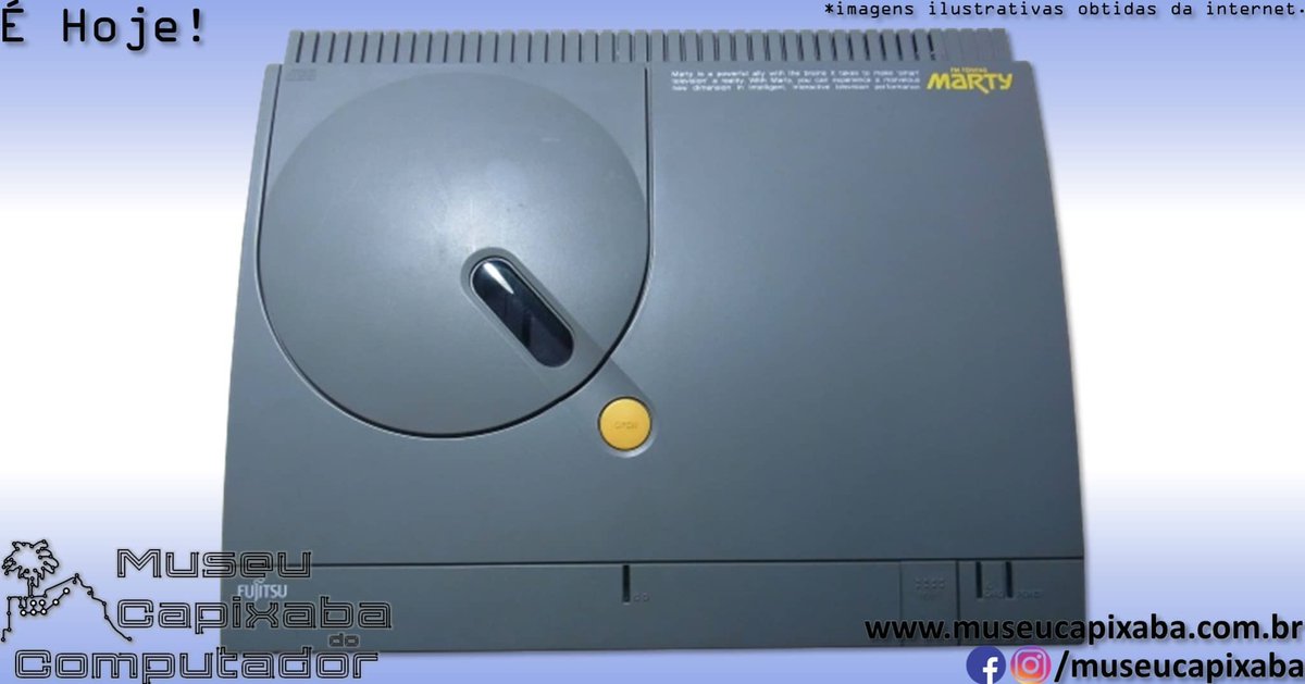 museucapixaba's tweet photo. É hoje! O videogame Fujitsu FM Towns Marty de 1993.
+em https://t.co/ZM4L8E18f6
#MuseuCapixaba #mcc #éhoje #museu #tecnologia #retro #geek #Capixaba #OnThisDay #AMD386 #AnaPaulaArósio #CDROM #FMTowns #FMTownsMarty #FMTownsMarty2 #Fujitsu #Nintendo #PCMCIA #SEGA #Sony #Videogame https://t.co/RjKJrVuY8G