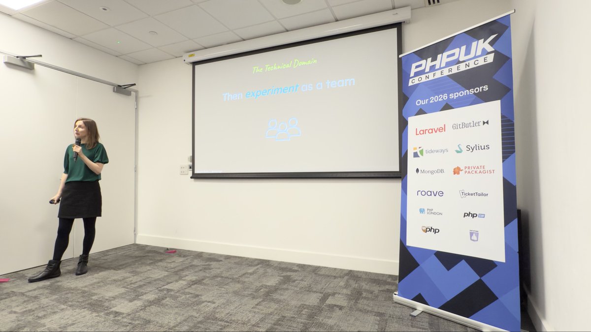 cjh_dev's tweet photo. “Experiments as a team” - it’s useful to understand your teams existing knowledge, and then use that with new ideas discovered through AI-led investigations.. #phpuk26 @naomigo @TilloHq https://t.co/XYSrFmaz1p