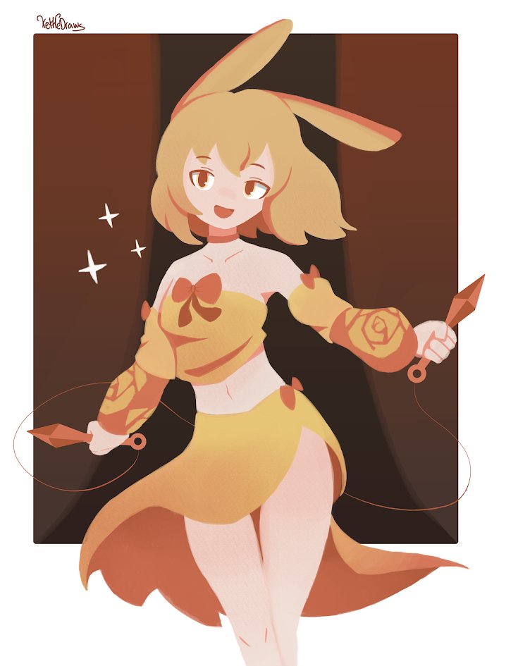 Dancer Rabbit from #rabbitandsteel !!
I piece i drawn in 2024 but didn't really post.