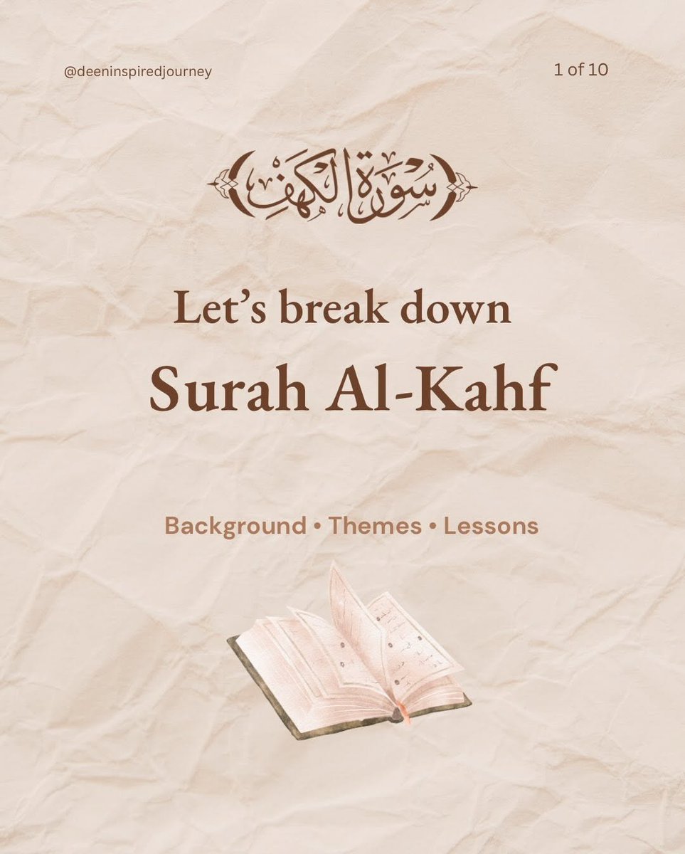 7signxx's tweet photo. Let's Break Down Suratul Kahf...

THREAD https://t.co/UvcTorjVDa