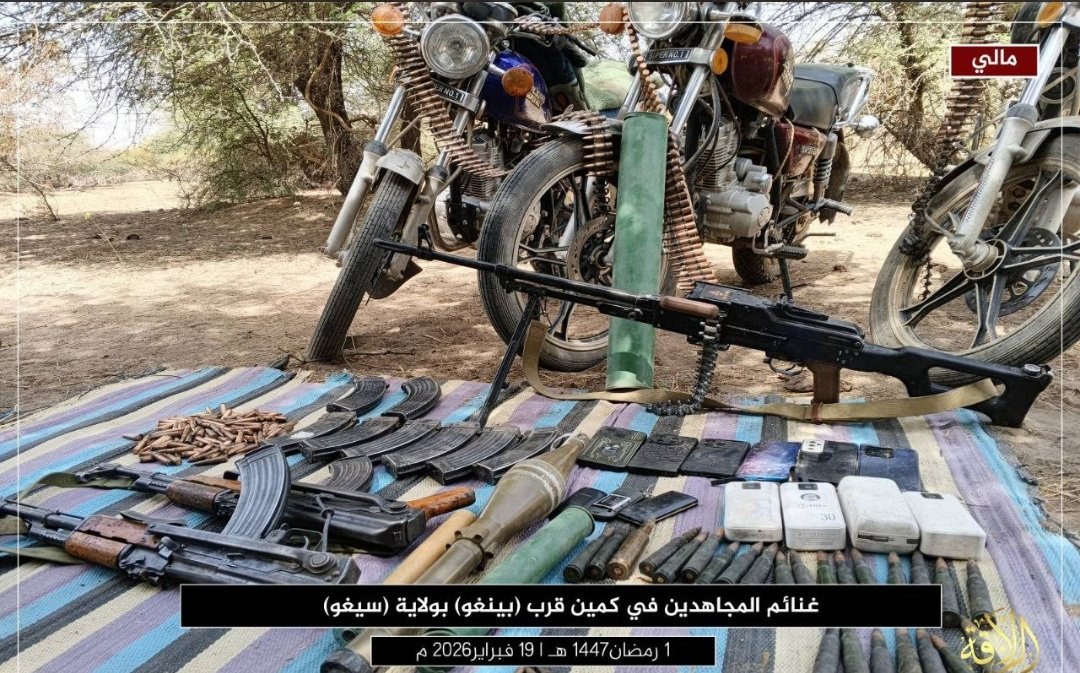 #Mali #JNIM ambushed #FAMa in the Segou region, on Tuesday, destroying and taking material
