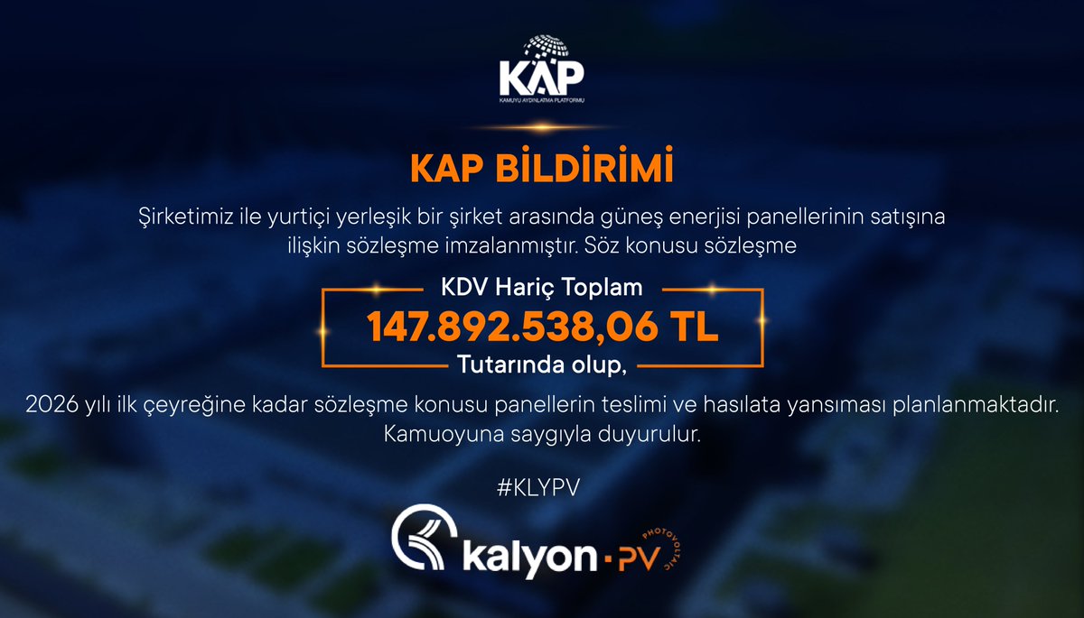 Kalyon PV tweet media