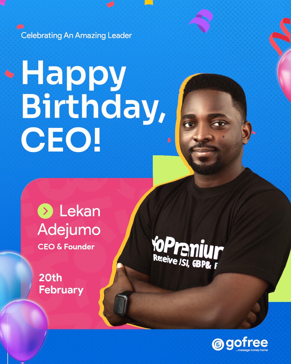 Happy Birthday to our CEO 🎉

Thank you for the vision and leadership you bring every day.

Wishing you more success, greater wins, and a fantastic year ahead 🚀