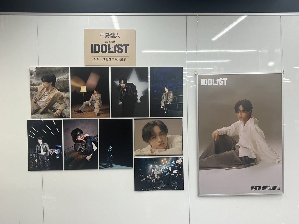 タワレコ福岡パルコで取り寄せしたCD受け取って、パネル展のお写真も