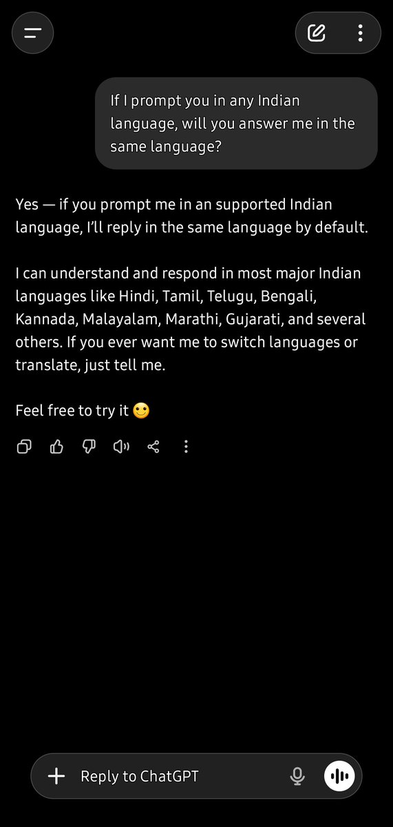 RAJ_FACTOR's tweet photo. This is why AI can be truly transformational. AI can reach every nook and corner of the country. You do not have to know English. Be it in Agriculture, Education,  Healthcare, Entrepreneurship, etc. And learning has a natural advantage when it happens in one's mother tongue. https://t.co/53ie8ImwDl