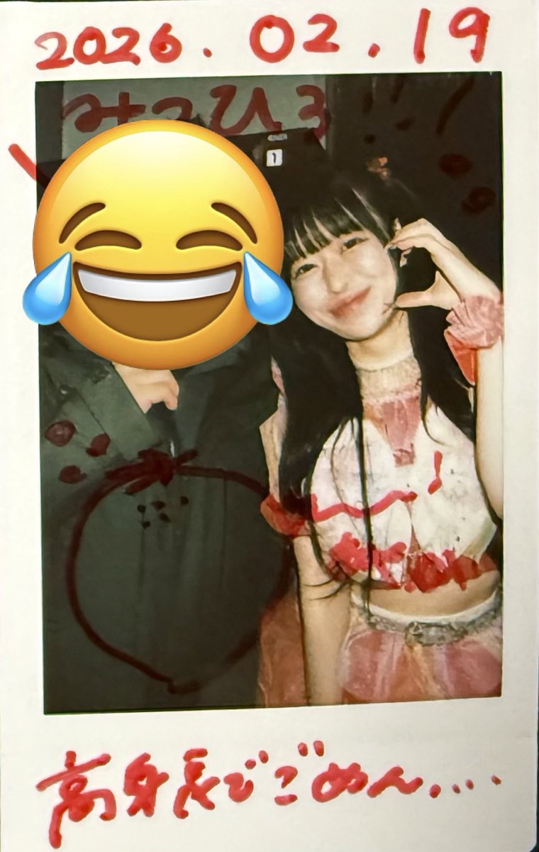 昨日のチェキ③です。 高身長の谷さん。 前日に岸みゆに会ったからか