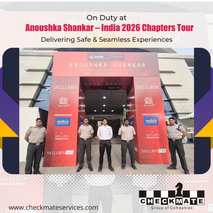 World-class performances deserve world-class protection.

At the 𝐀𝐧𝐨𝐮𝐬𝐡𝐤𝐚 𝐒𝐡𝐚𝐧𝐤𝐚𝐫 𝐈𝐧𝐝𝐢𝐚 2026 𝐂𝐡𝐚𝐩𝐭𝐞𝐫𝐬 𝐓𝐨𝐮𝐫, our team stands vigilant to ensure safety, smooth operations, and an exceptional experience for all attendees.

#anoushkashankar #india2026