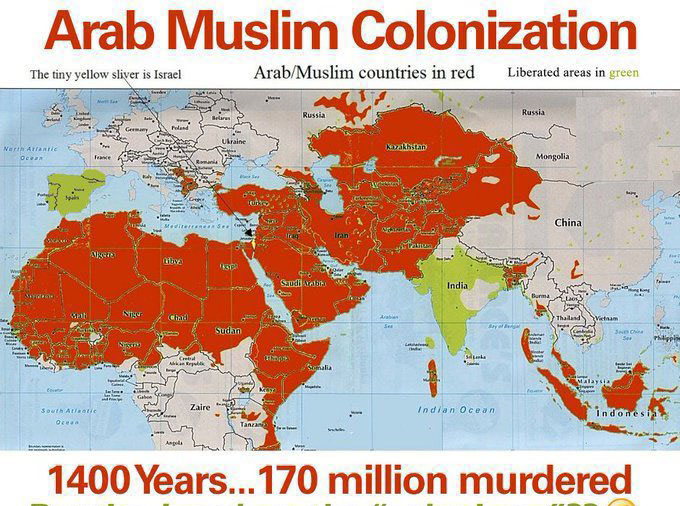 capTercio's tweet photo. "Somos testigos de una invasión".
La gente ha olvidado su historia.
El Islam intentó apoderarse de Asia, África y Europa POR LA FUERZA hace mucho tiempo, y las Cruzadas fueron la respuesta a su intento de conquistar el mundo.
"Quien olvida su historia está condenado a repetirla". https://t.co/wCMQs0werF
