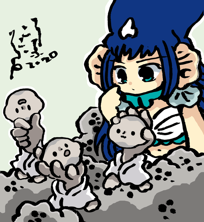 #毎日造物大女王さま 首が掌 