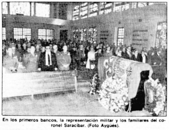 "Le dispararon 3 balazos en la cabeza por la espalda y lo remataron en el suelo"
Coronel Infantería D. Eugenio Saracíbar González de Durana, padre de 1 hijo, asesinado en SS por los cobardes de ETA

"En el comunicado del atentado ETA pedía el voto para HB"
mapadelolvido.blogspot.com/2012/02/ugenio…