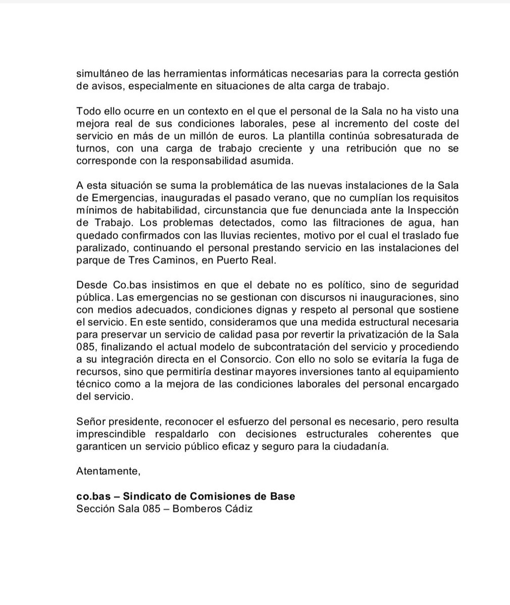 Después de unas pocas de tormentas vienen los comunicados